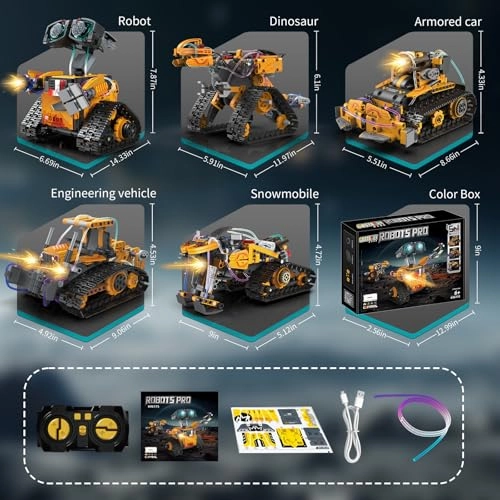 5 in 1 Robot - Dinosaur 6 7 8 9 10 11 12+ Year Old