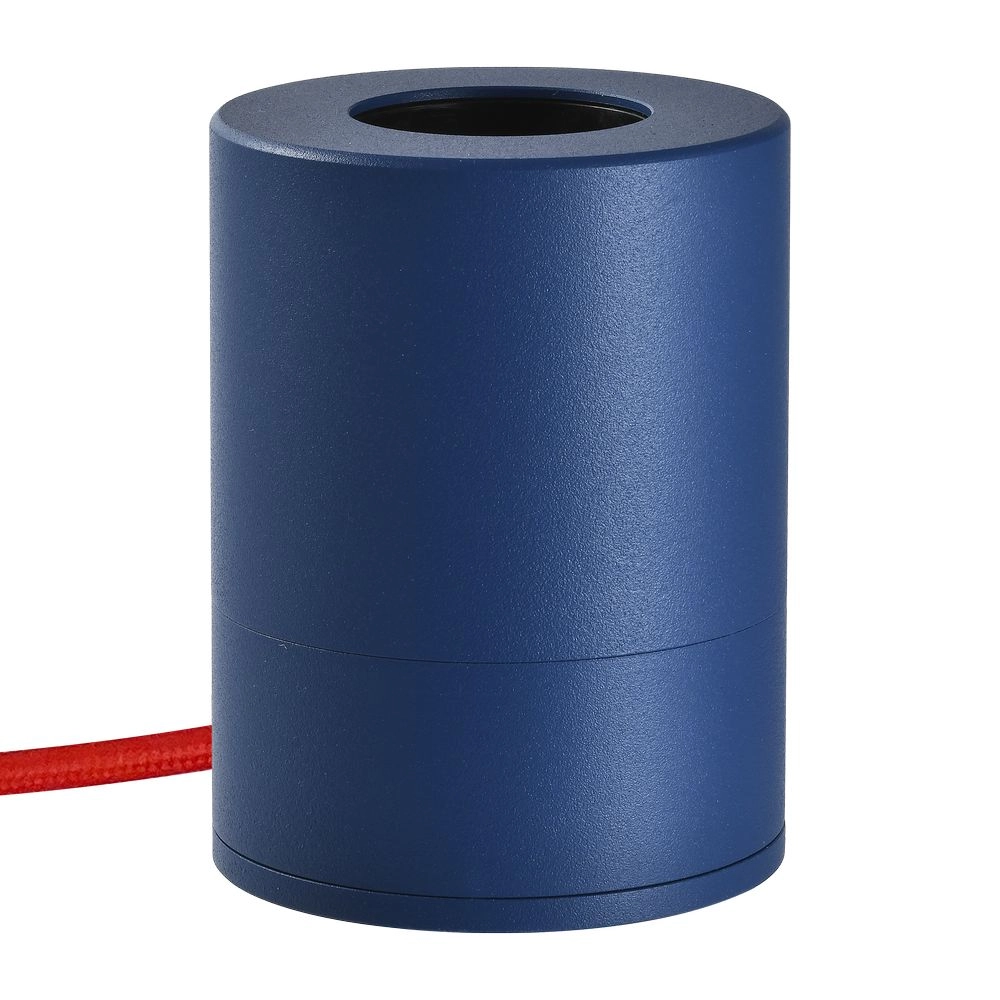 MESSAGE IN THE BULB 306033G Pop Table Lamp Base - Navy with Red Cable