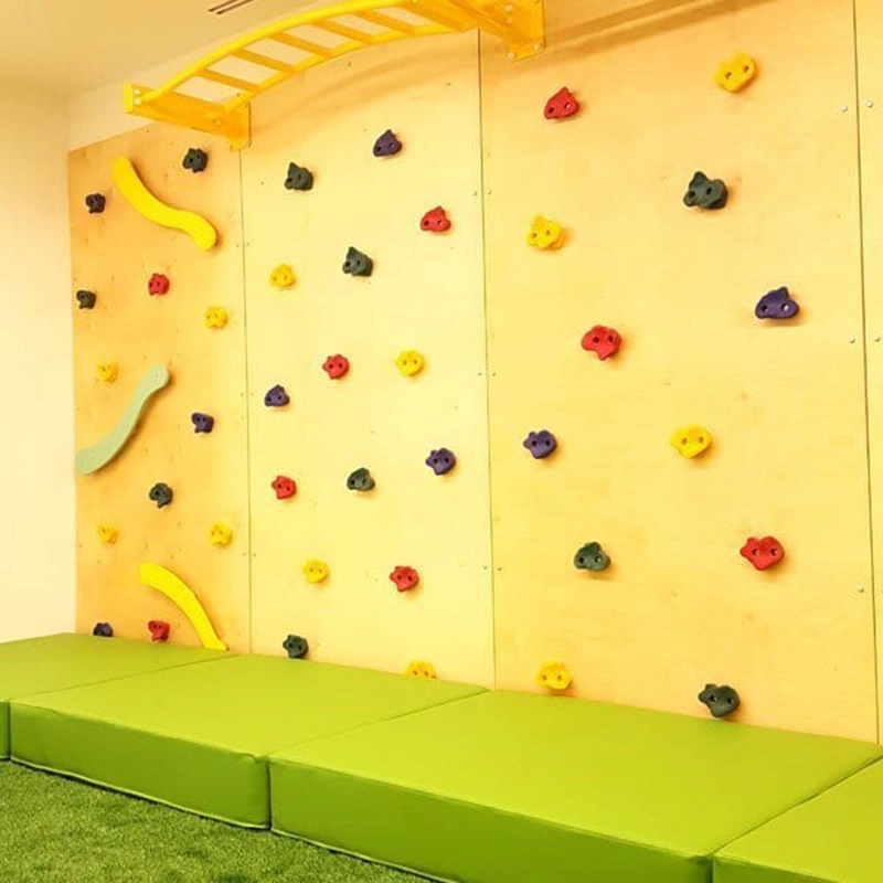 Rock Face Climbing Wall with Monkey Bars - 240 x 120 cm Suitable for 3 to 9 yrs