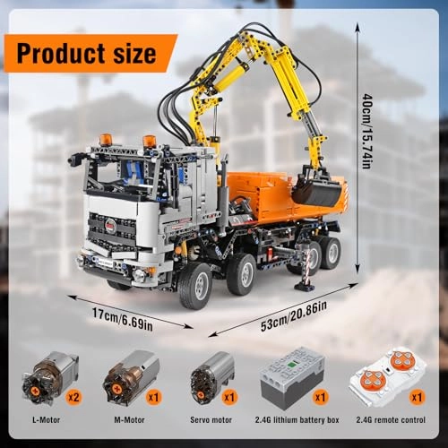 19007 Pneumatic Truck - 2970 pcs