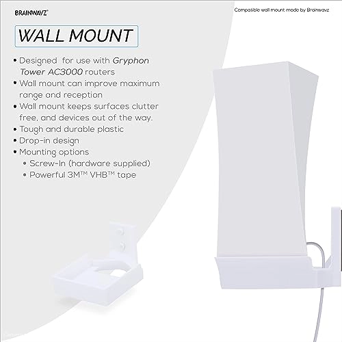 Wall Mount - Gryphon Tower AC3000 Mesh WiFi Router