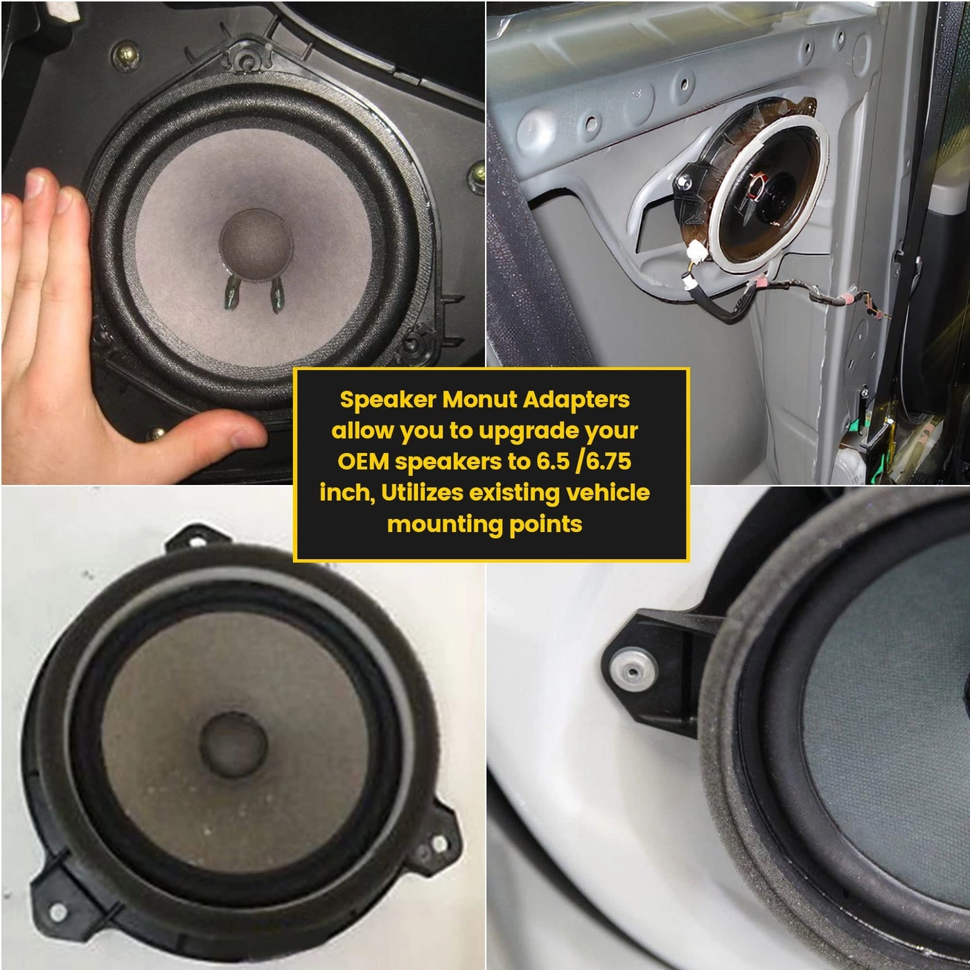 Door Speaker Adapter - 6.5/6.75 Inch