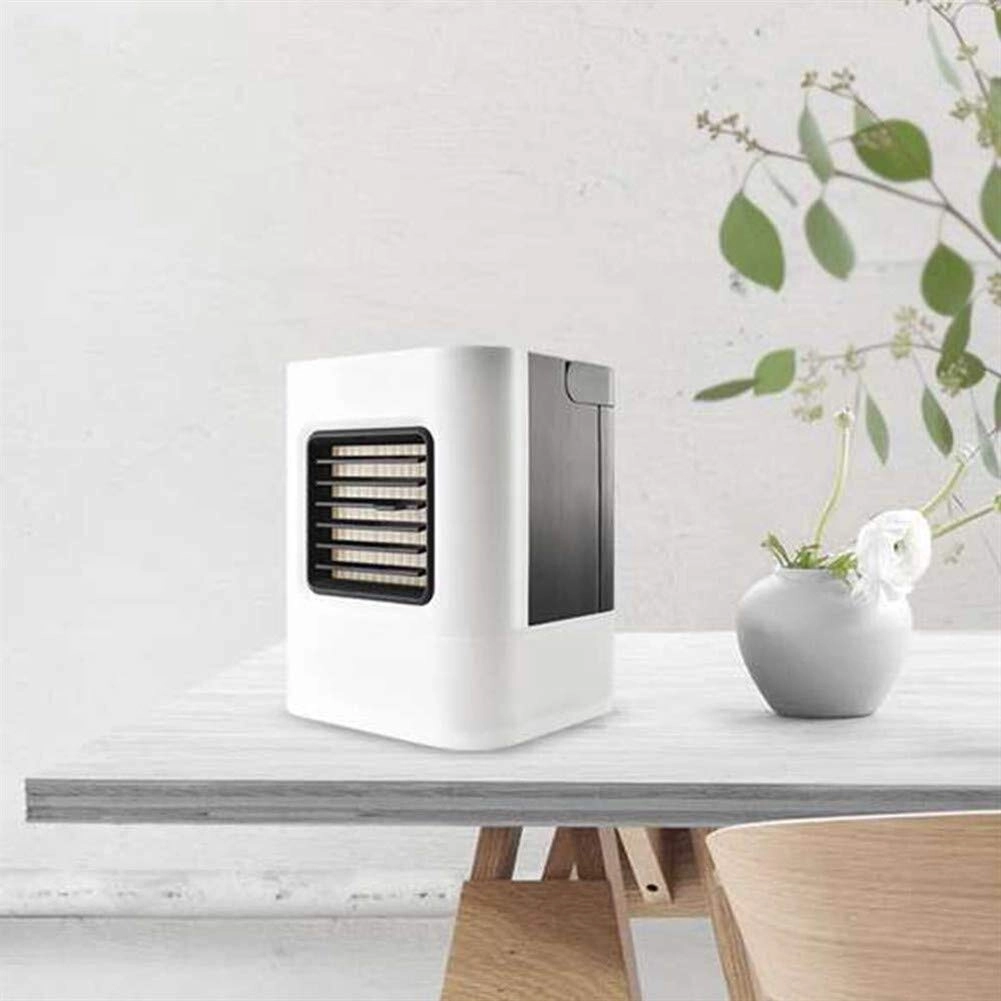 KCLQTK Mini Small Air Conditioner - Water Cooling Humidification Anion