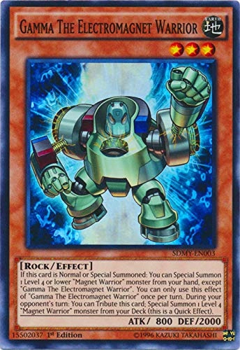 Konami Gamma The Electromagnet Warrior SDMY-EN003 Structure Deck: Yugi MUTO 1st Edition