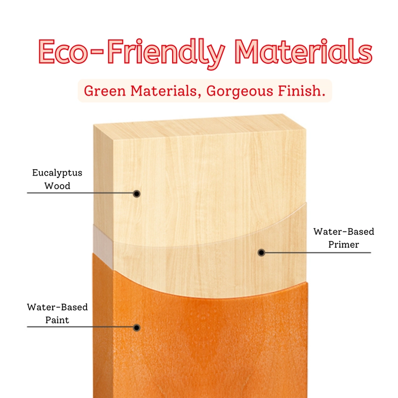 Rainbow Wooden Climber - 4-in-1 With Cushion