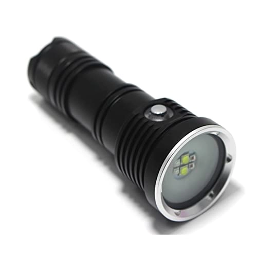 Professional Submersible Light - 2000LM White + XPE Red/Blue Diving Tactical Multifunction Photography Video Fill Diving Flashlight - Red/Blue