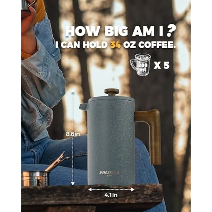 Cafetiere - 8 Cup 1 L