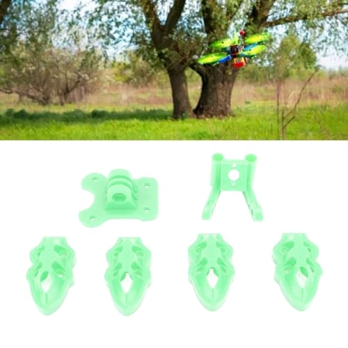 Camera Antenna Mounting Base Kit - FPV 3D Printed Green