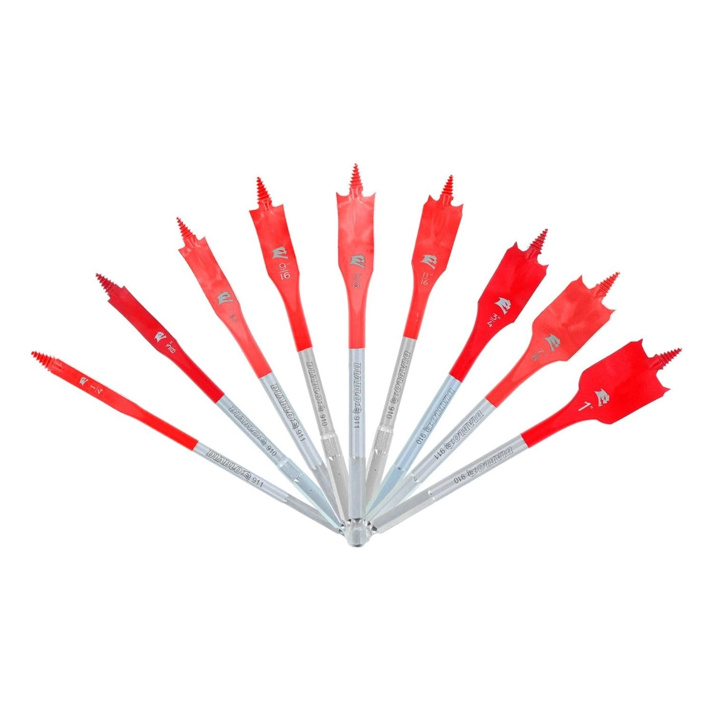 DIABLO Spade Bit Set - 9 Piece