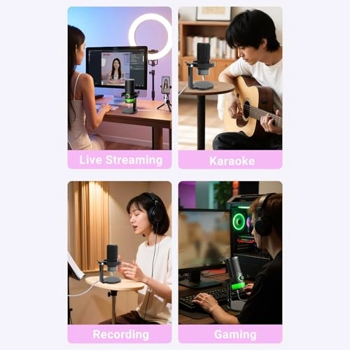 Luocugvey076uik USB+3.5mm-Mini-Jack Microphone