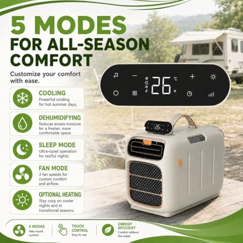 4 In 1 Portable Air Conditioner - 1400W