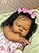 Reborn Baby Doll - 19 Inch Cloth Body Black Curly Hair Ages 3+