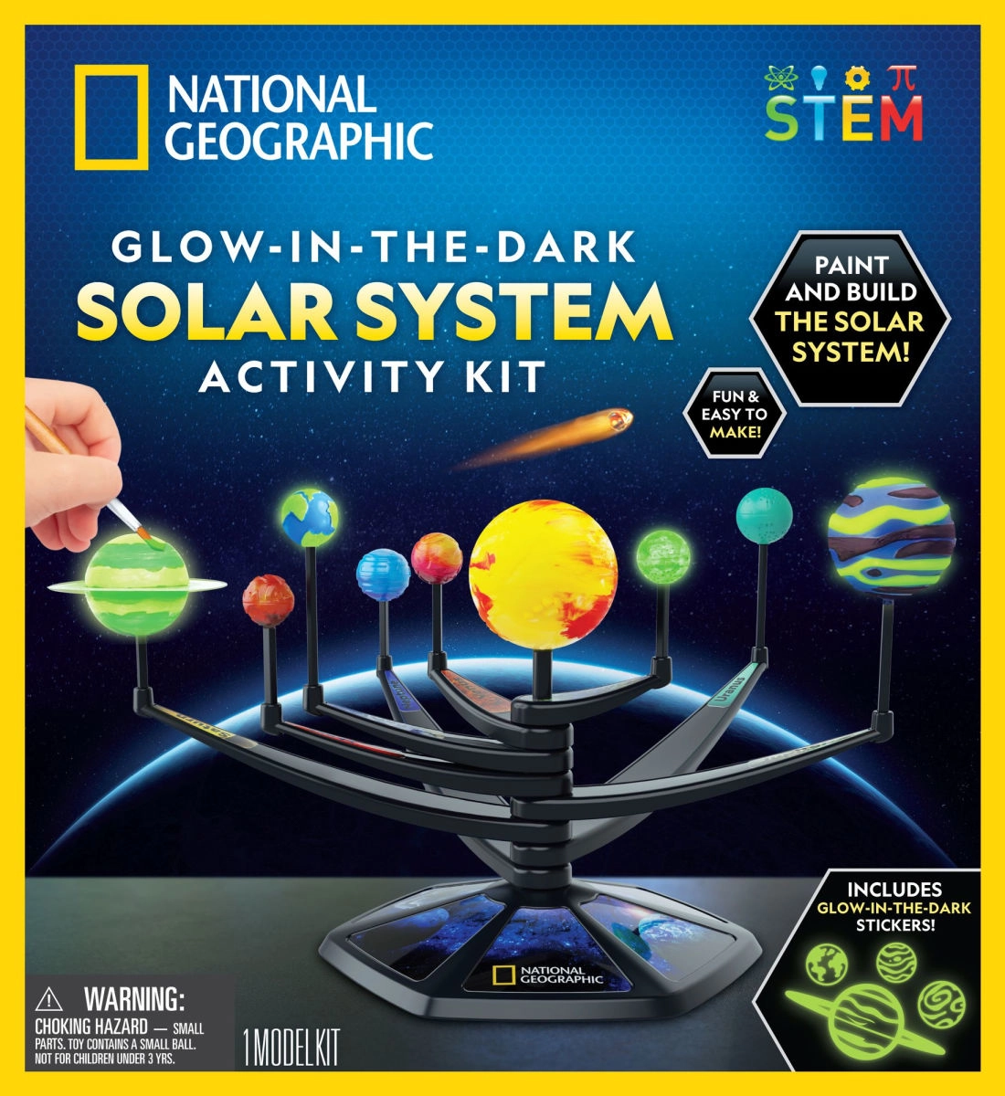 EDU PRIME SOURCE Glow-In-the-Dark Solar System Activity Kit - Astronomy - 8 years+