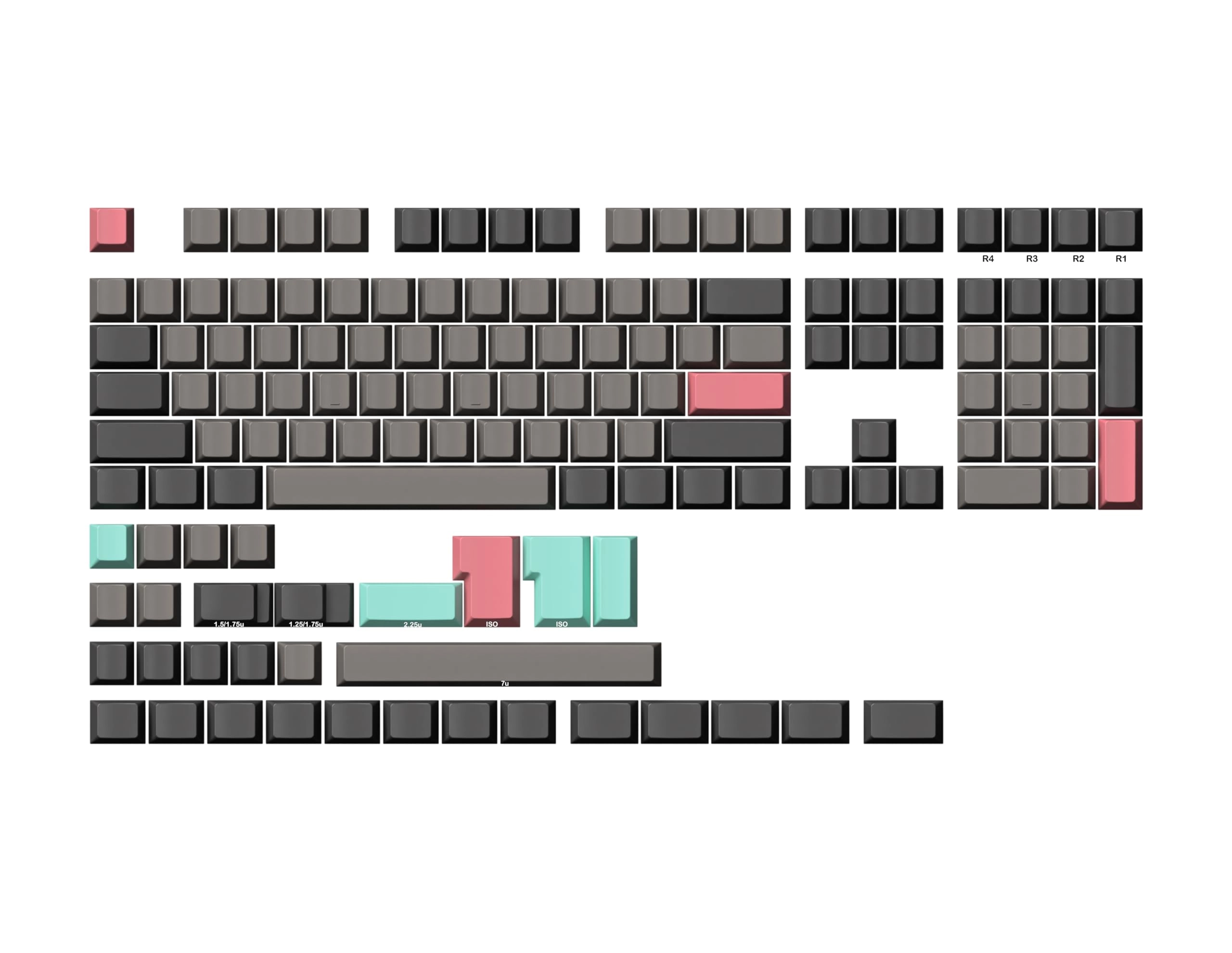 Blank Premium Keycap Set - 139 Keys