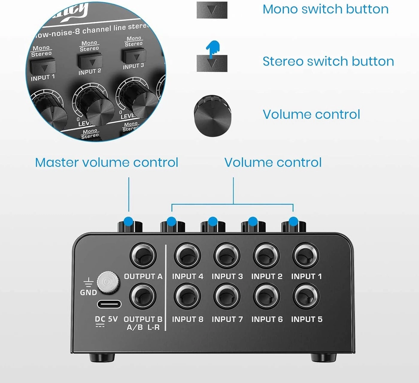 (Renewed) MAMX3 - 8-channel