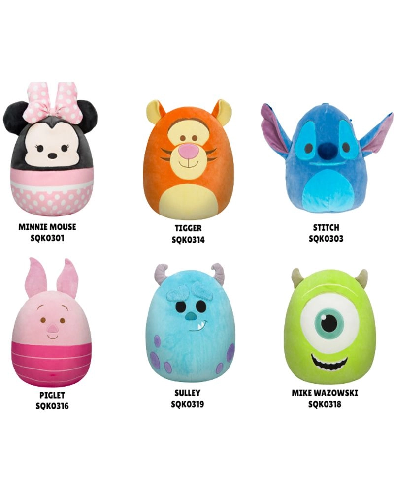 Squishmallows Disney Plush - Assorted 1 Piece