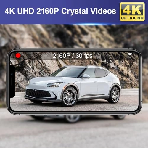 4K Front Dash Cam - 2160P 30FPS