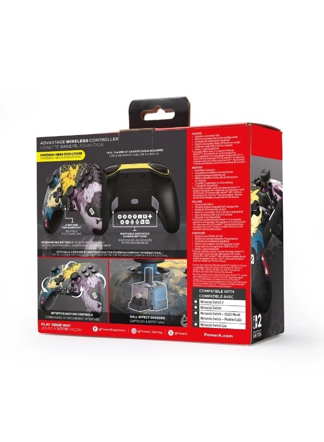 Advantage wireless controller - Pokemon Mega Evolutions Nintendo Switch