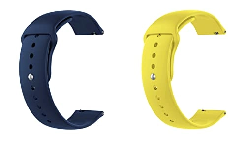 2 Pack 20mm Silicone Watch Band for Sekonda Motion