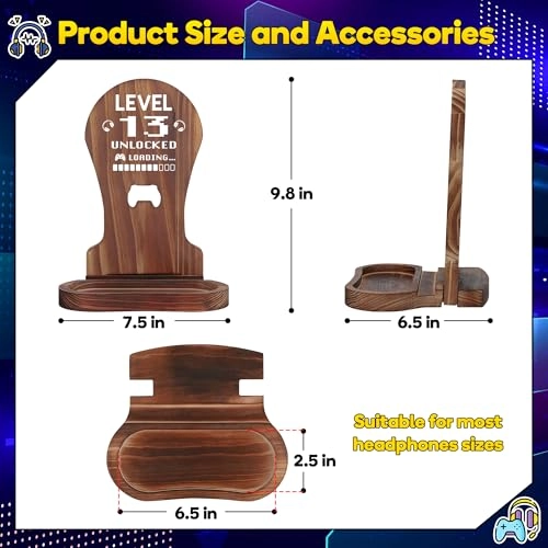 EJ Stand 13 - Wooden Headset Stand