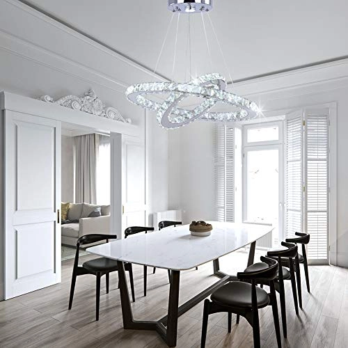 Modern Ring Chandelier - Cool White 6000K NON-DIMMABLE