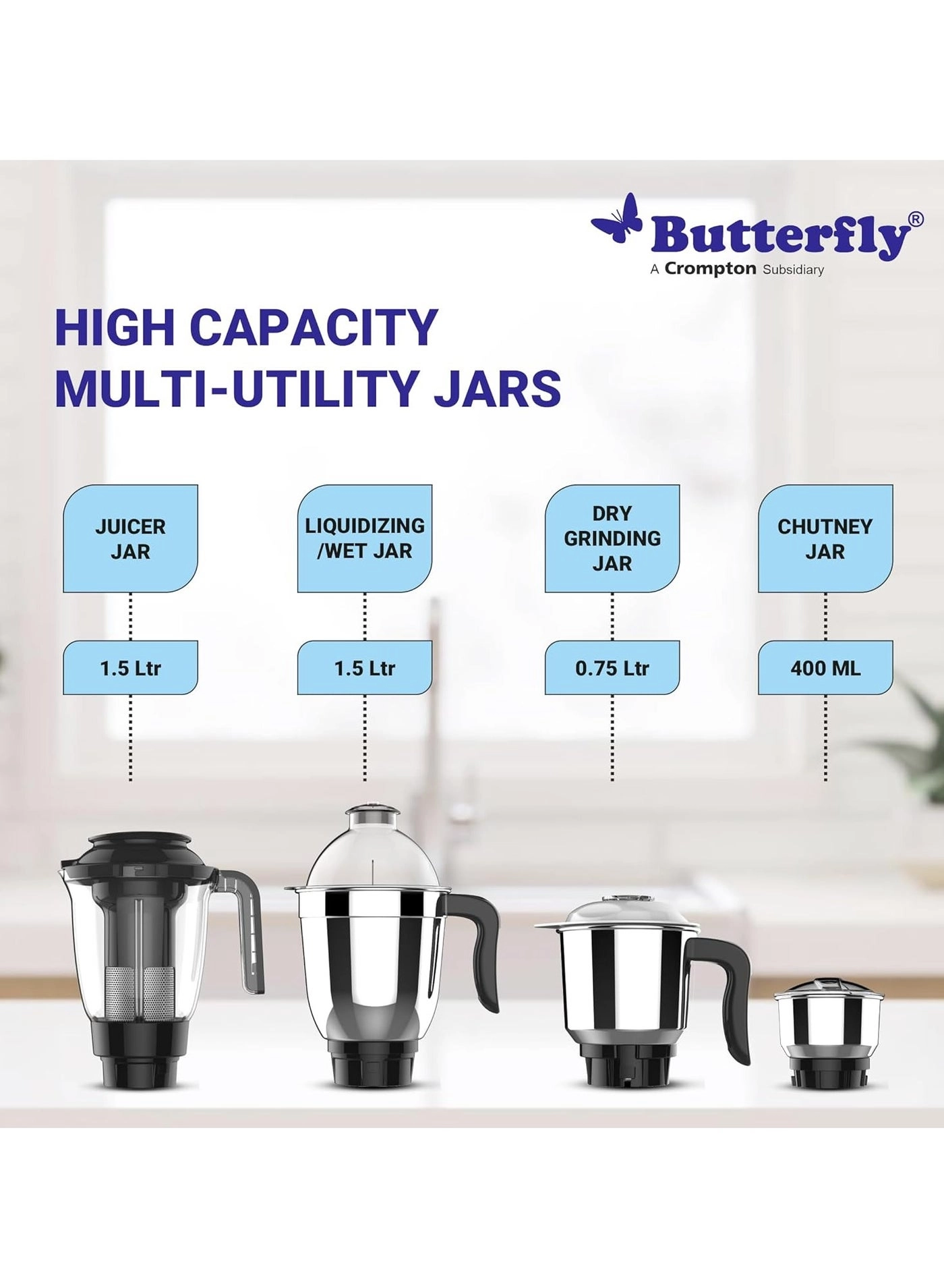Jet - 0.4,0.75,1,1.5 Ltr 750W