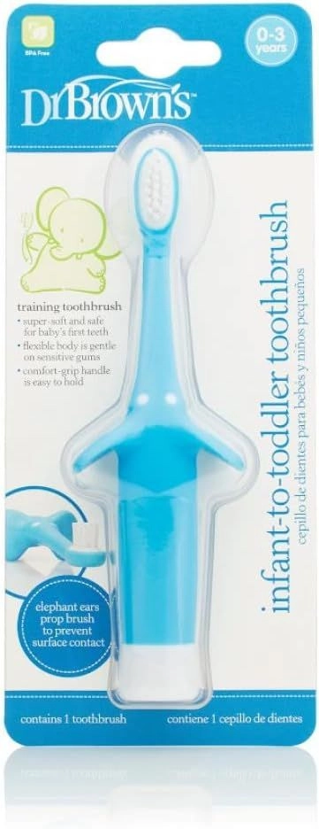 Infant-to-Toddler Toothbrush - Blue 0-3 years