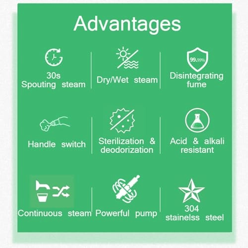 Handheld Steam Cleaner - 3.5Bar 20 Liters