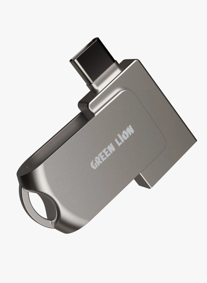 GREEN LION GN2N1FL128SL - USB 3.0 Type-C & USB-A 128GB