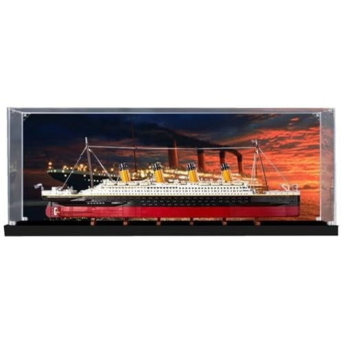 Acrylic Clear Display Case - 2mm or 3mm for LEGO Titanic 10294