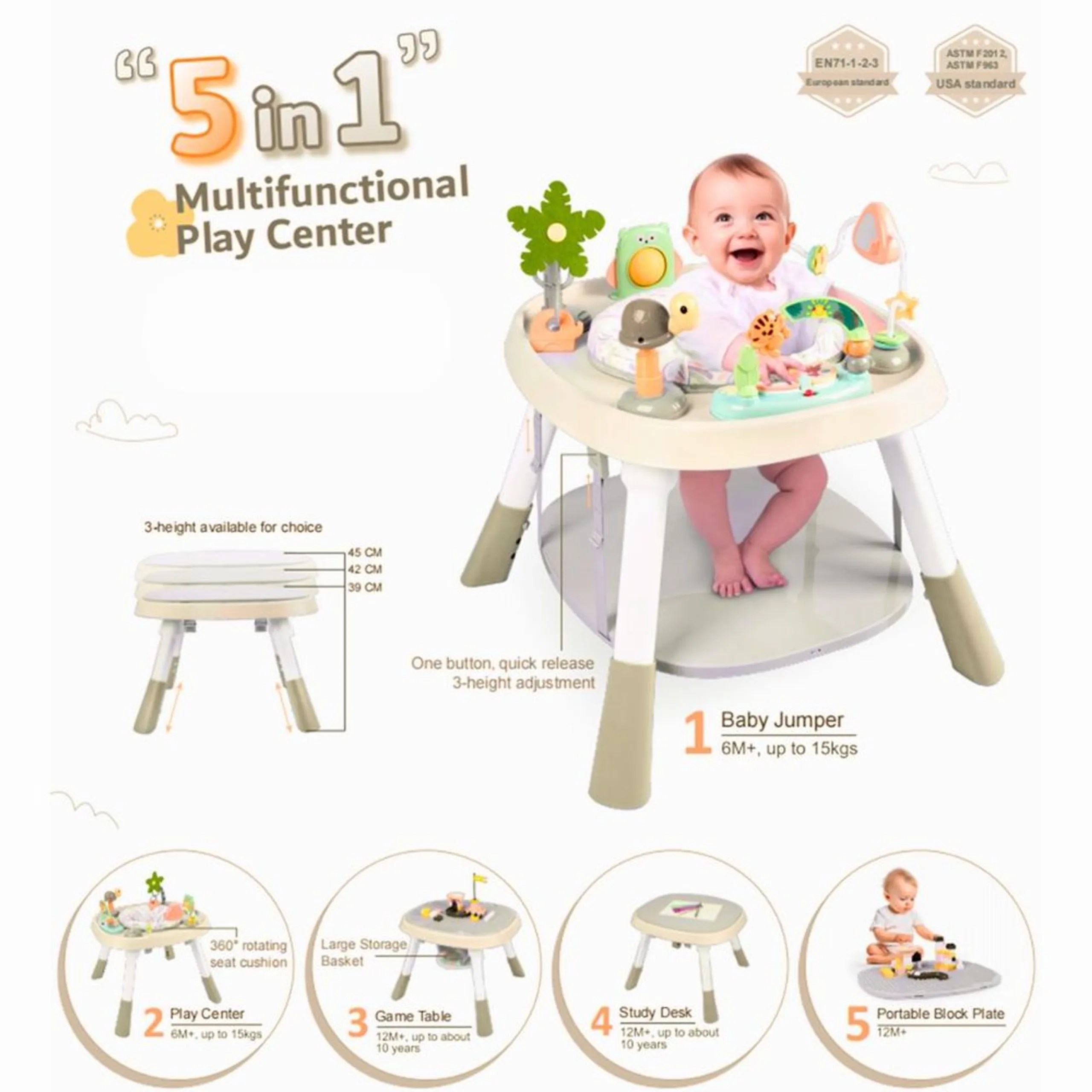 Mini Panda Funstation - 6 months