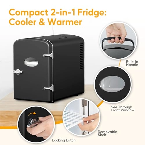 Compact Freezerless Countertop Refrigerator