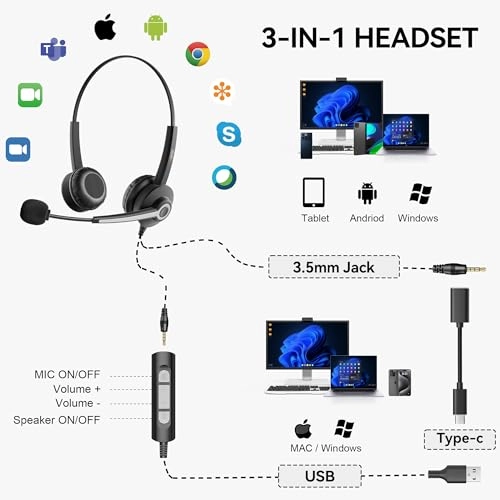 682NUSB Wired Headset
