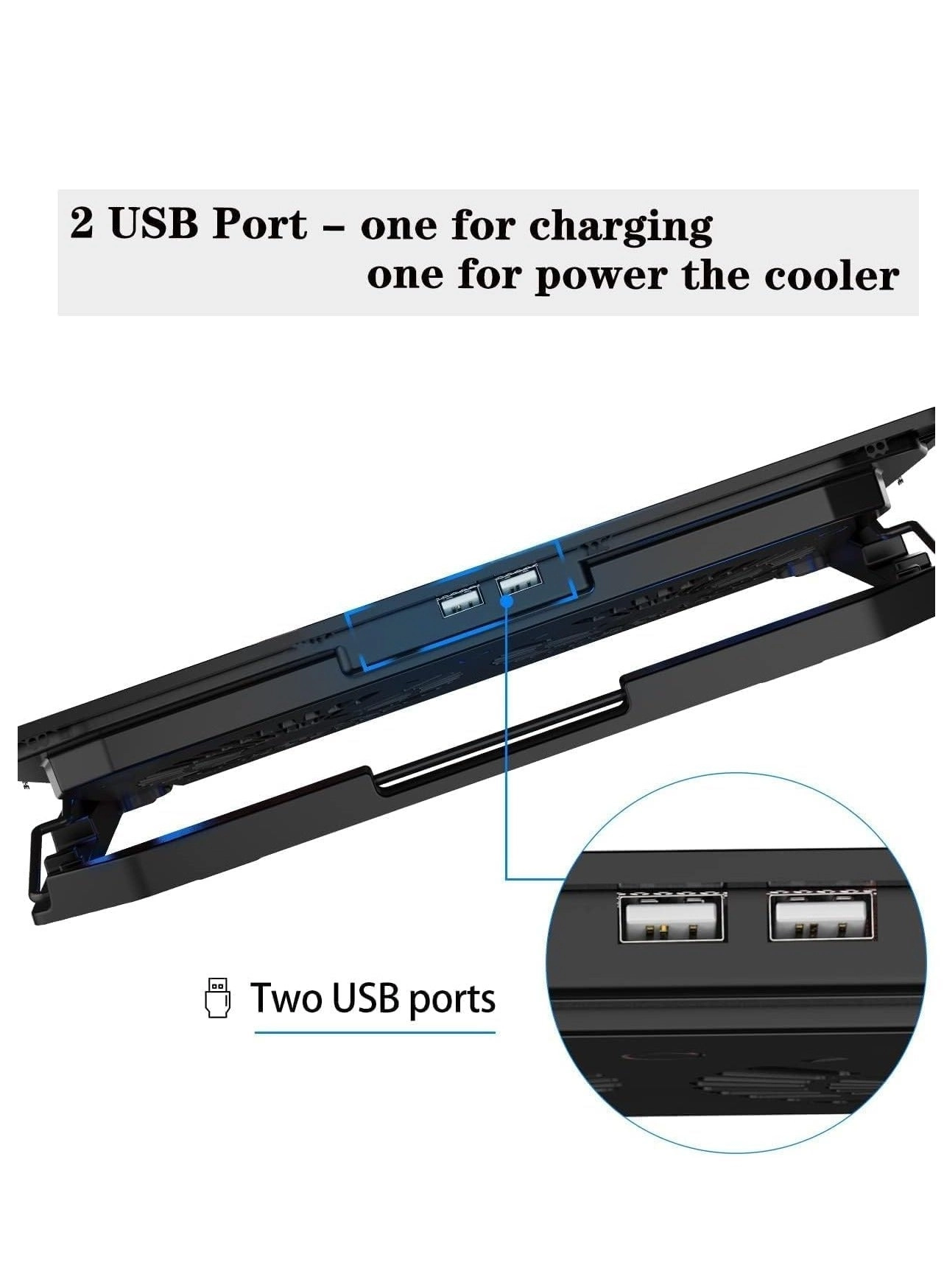 S900 - Notebook Stand & Cooling Pad RGB 2PCS