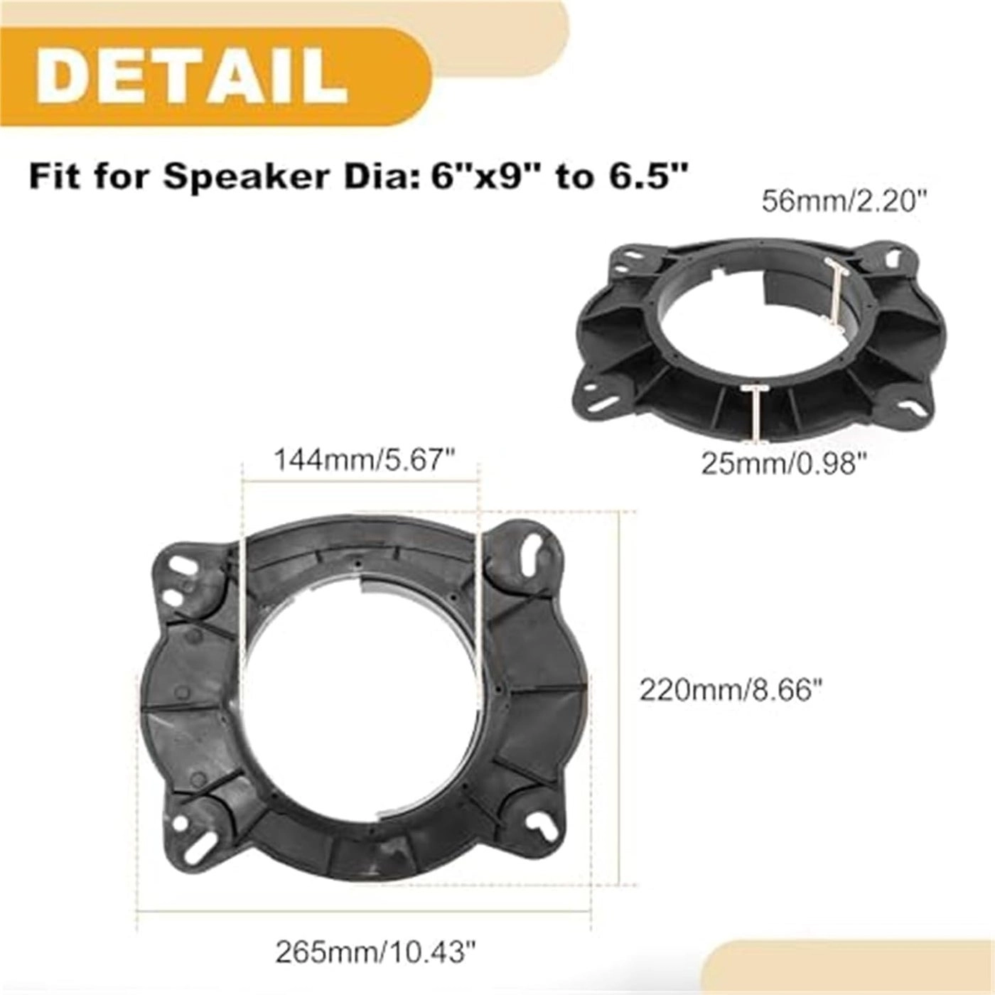 Speaker Spacer Ring - Toyota Camry 2006-2017