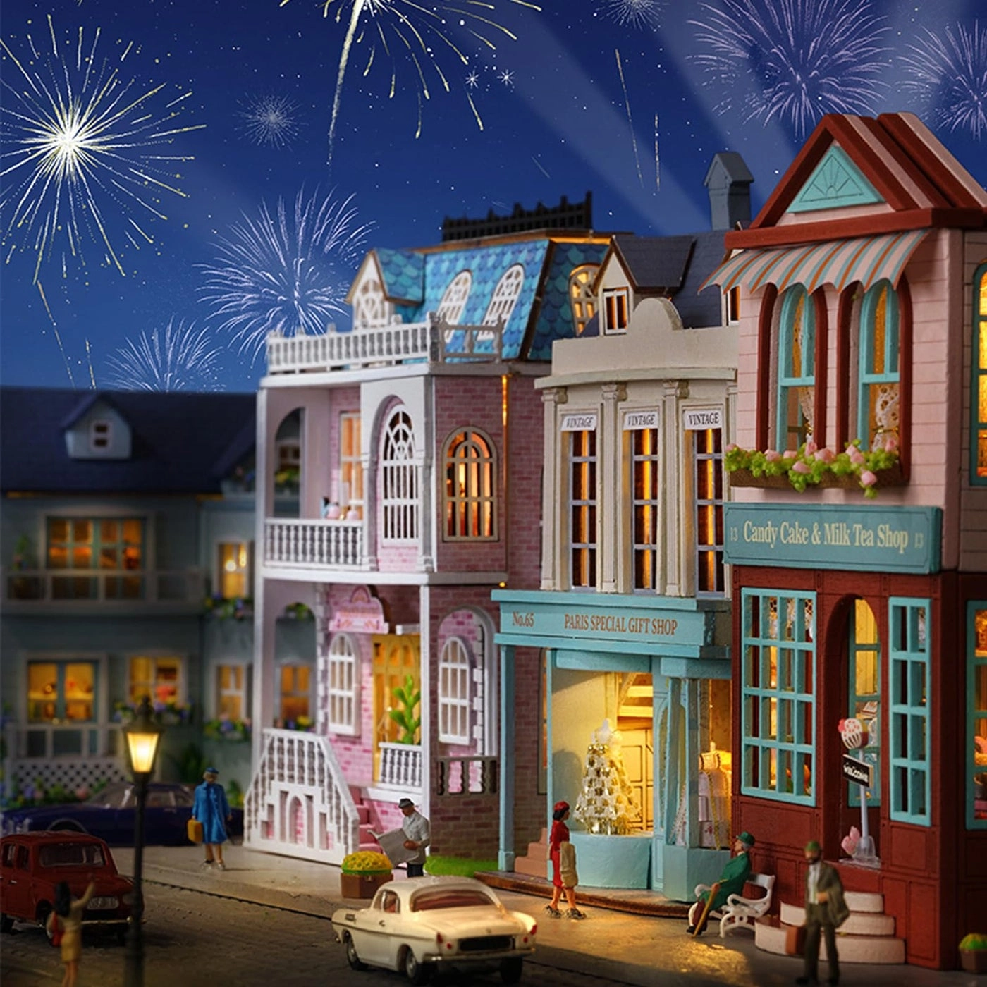 Dollhouse Miniature DIY House Kit - Creative Room 1:100