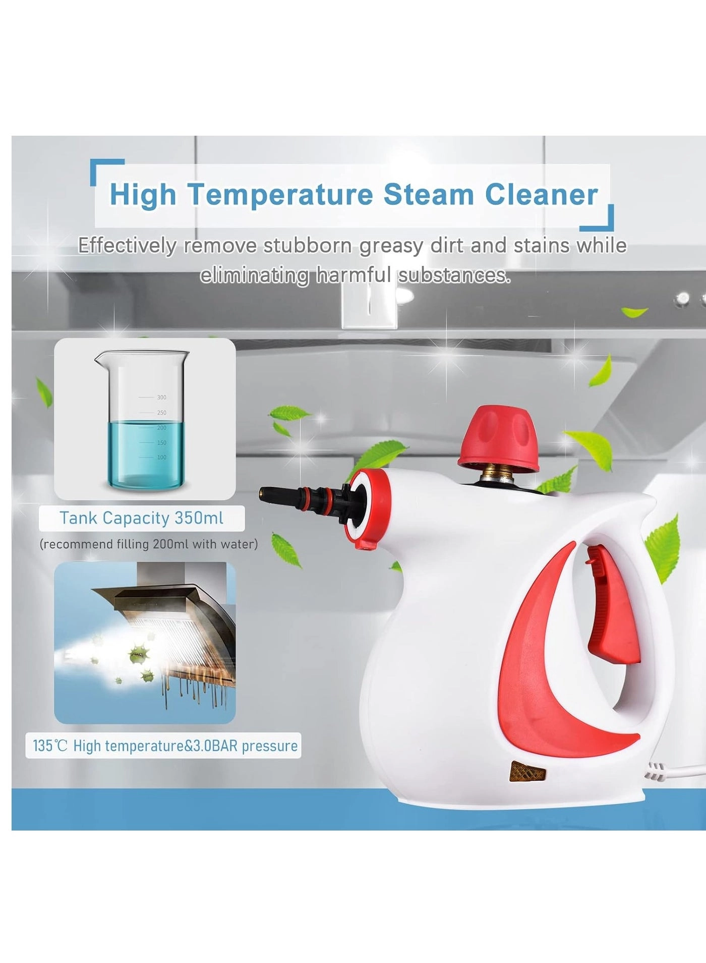 Handheld Steam Cleaner - 300 ml