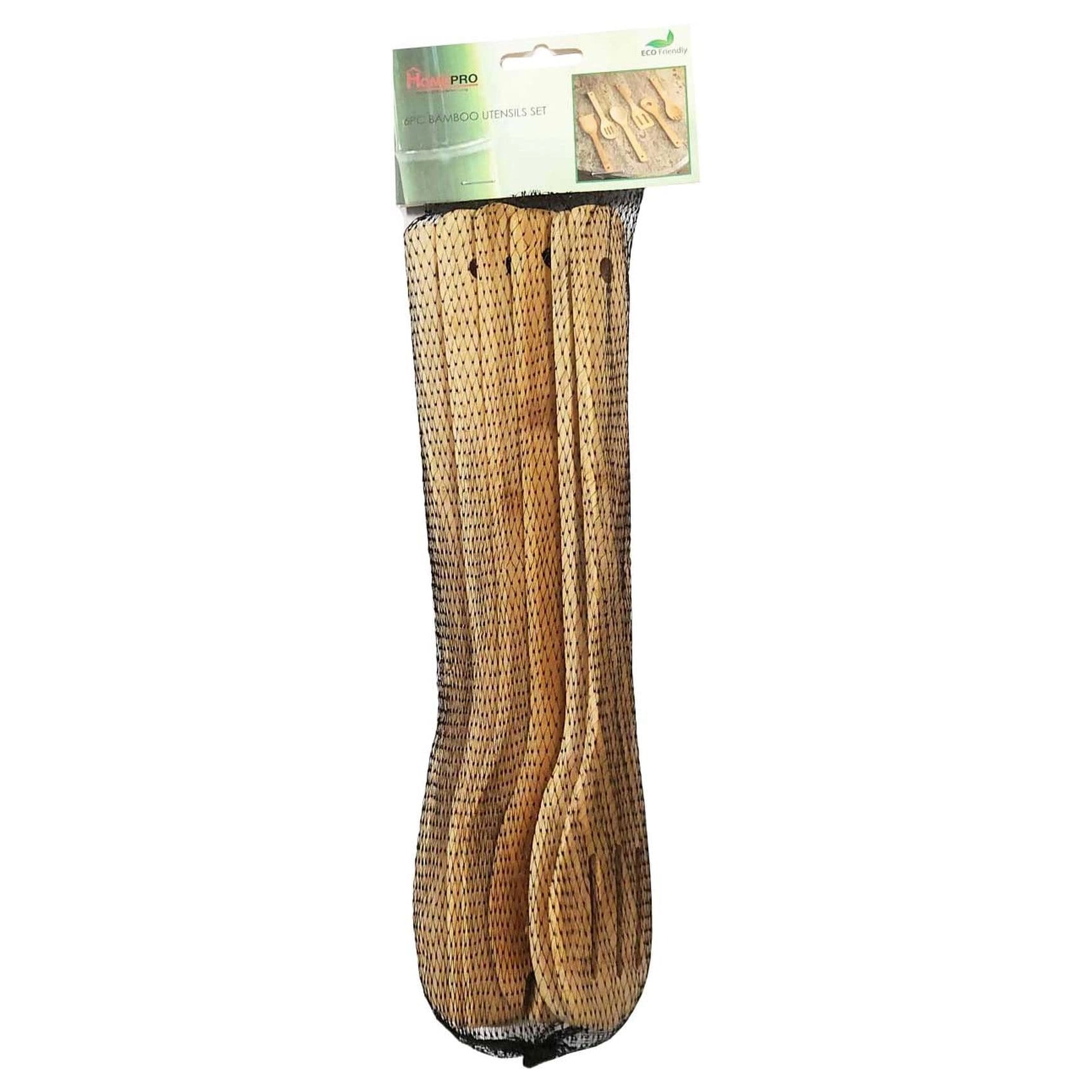 Bamboo Kitchen Tools - 6 Pcs