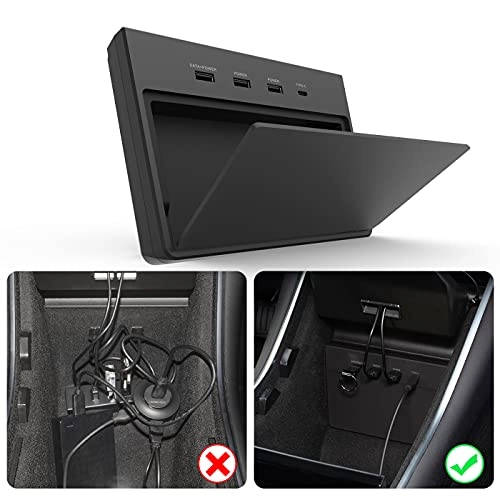TAPTES USB Hub - 5 in 1 for Tesla Model 3
