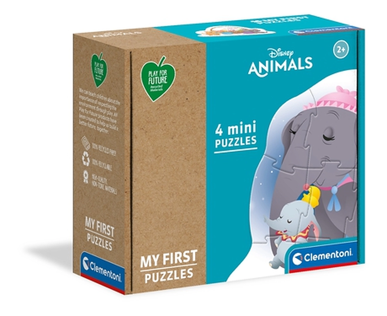 Clementoni My First Disney Animals Puzzle (ALGT-20826) - 4 pcs