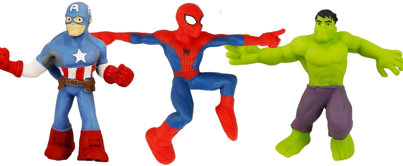 Ja-Ru Marvel Avengers - Hulk + Captain America + Spiderman (TWM1) 3 pcs