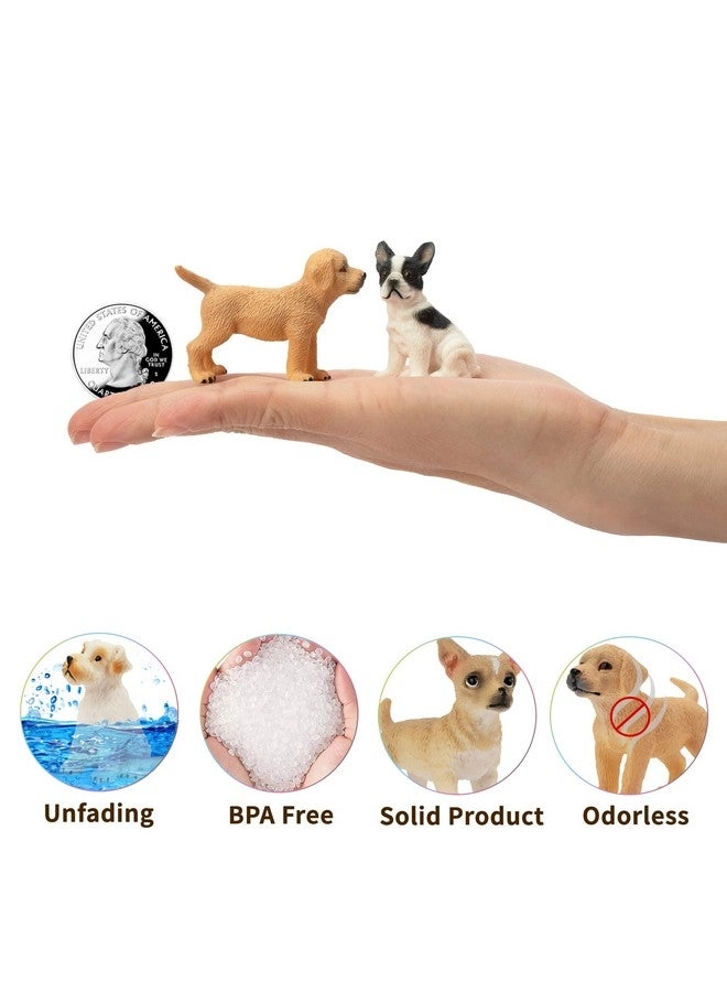 Mini Dog Figurines 12 pcs