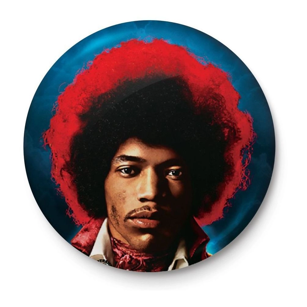 PYRAMID POSTERS Jimi Hendrix Both Sides Of The Sky Button Badge