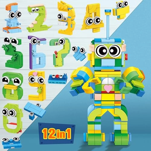 12 Pack Building Blocks Set - 6 years and up 355 pieces