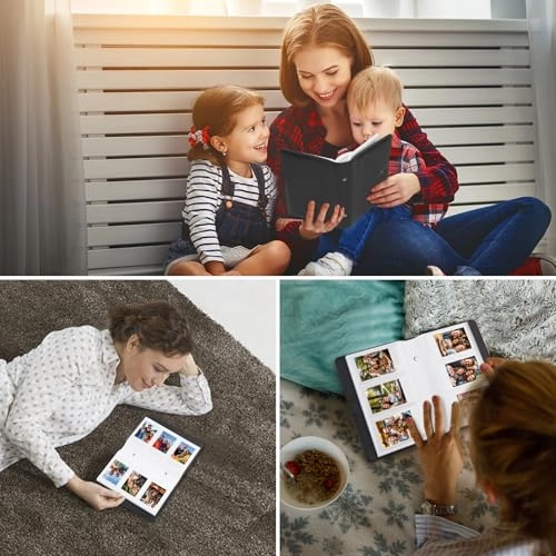 2x3" 156 Pockets Faux Leather Photo Album