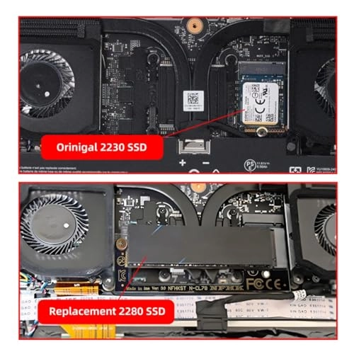 CLAW8AI/CLAW7 SSD Upgrade Extension Adapter - 8TB 2230 to 2280 mm