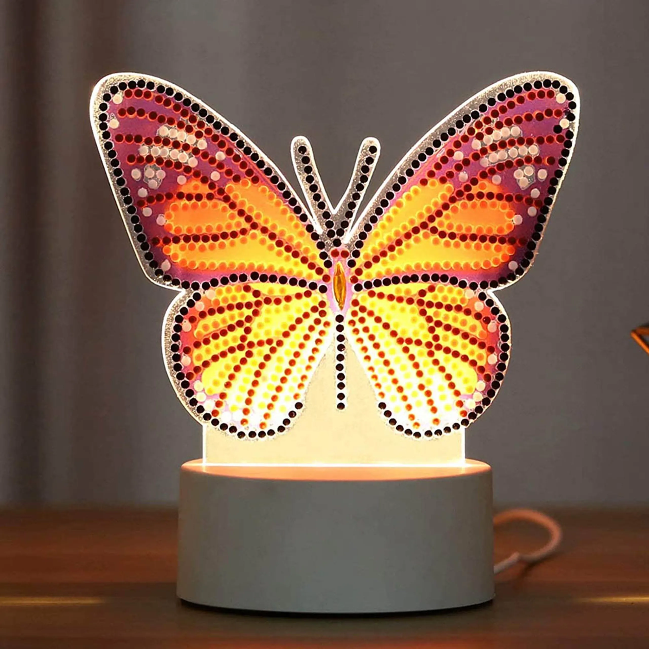 DIY Diamond Painting Lamp - 20 x 14 x 5 cm LED