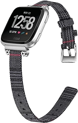 Watch Band for Fitbit Versa - Canvas Buckle 3-Pack
