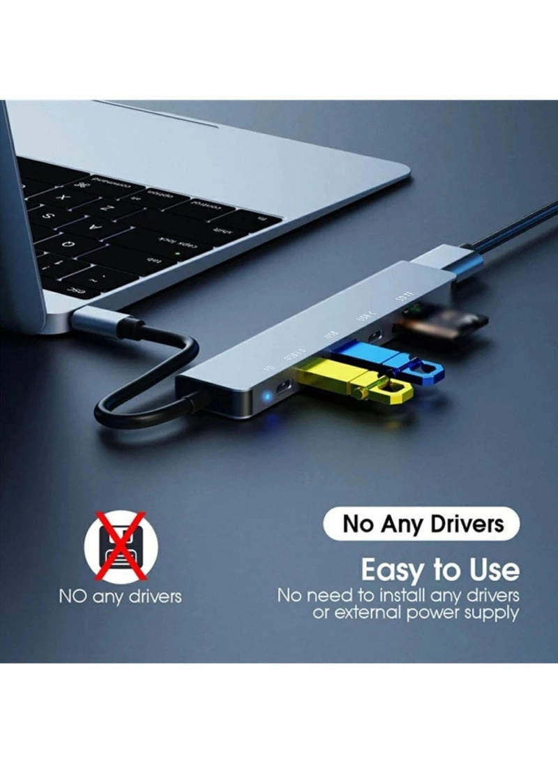 USB C Adapter - 11-in-1 4K HDMI