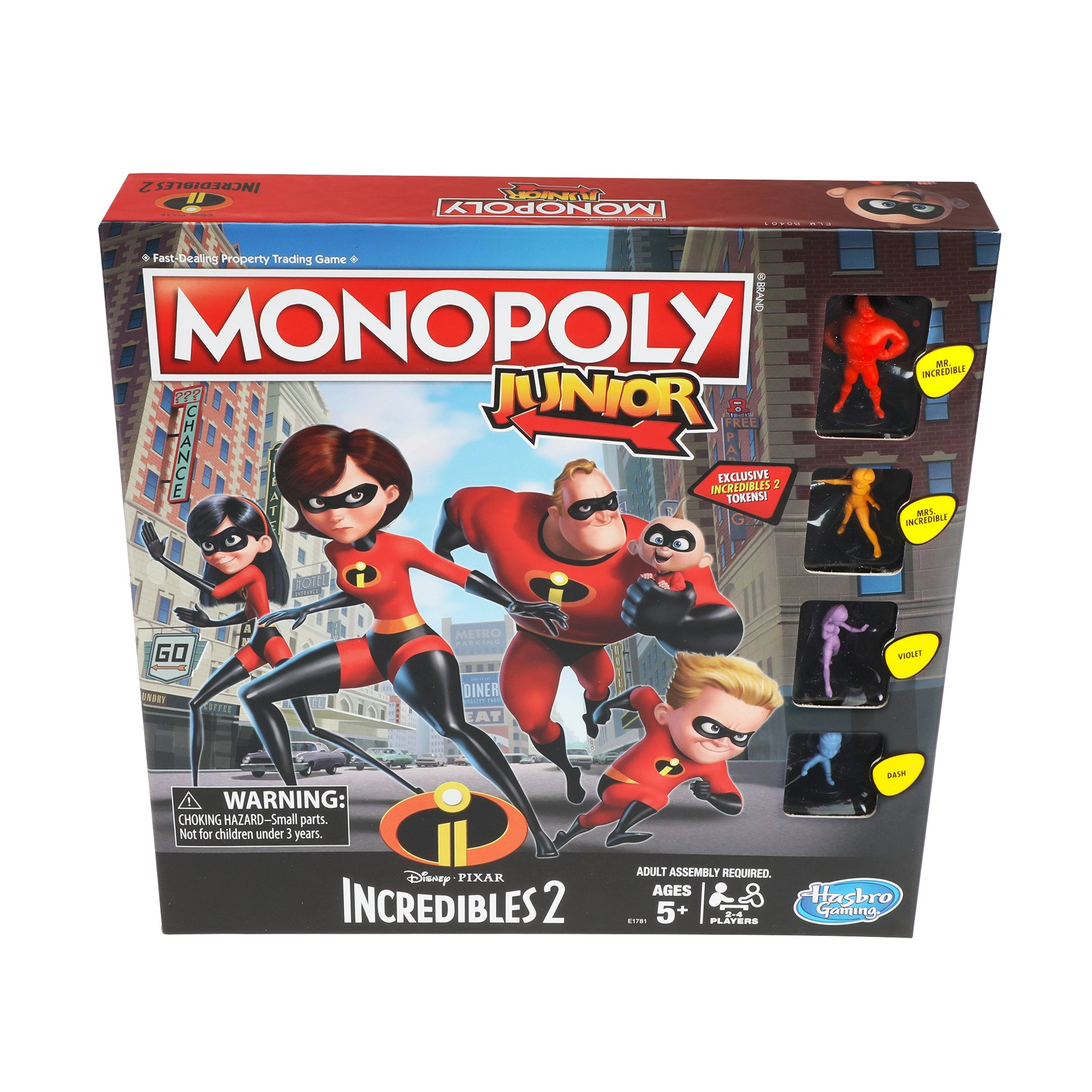 Hasbro Monopoly Junior: Incredibles 2 Edition